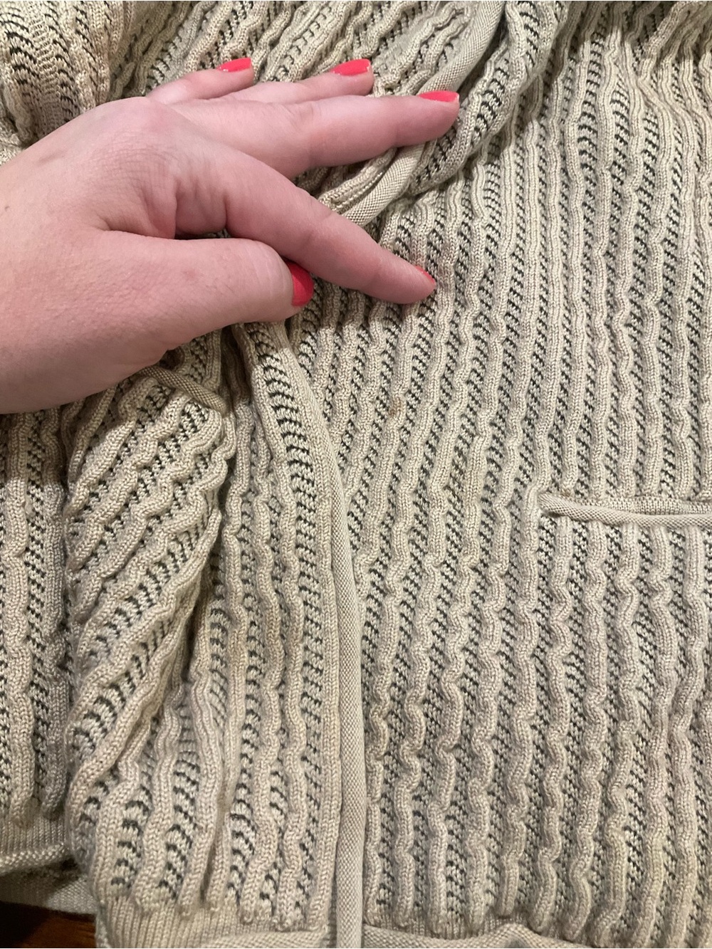 Giorgio Armani Tan Ribbed Sweater - Picture 9 of 14